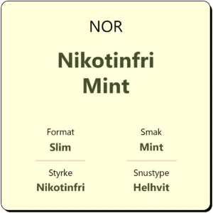 NOR Nikotinfri Mint