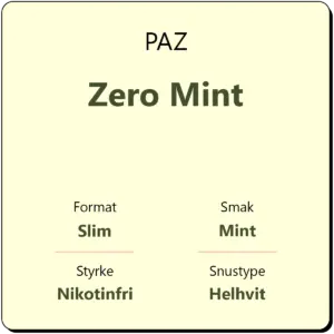 PAZ Zero Mint