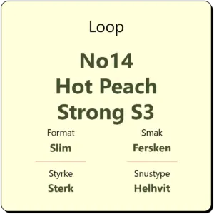 Loop No14 Hot Peach Strong S3