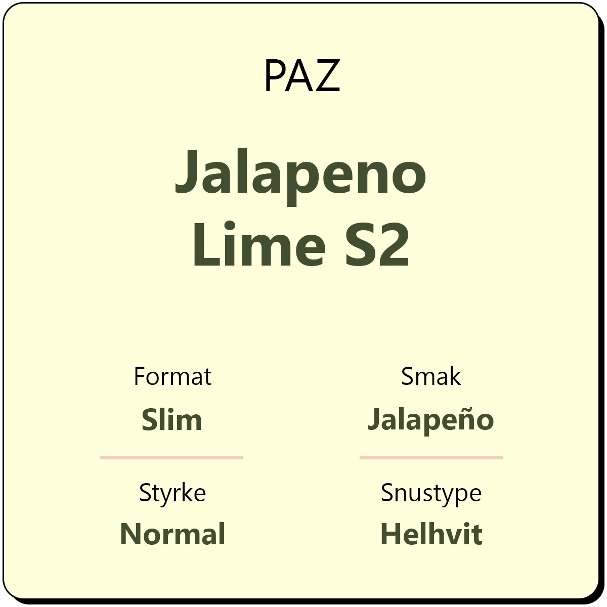 PAZ Jalapeno Lime S2