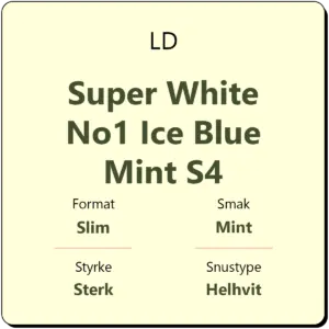 LD Super White No1 Ice Blue Mint S4