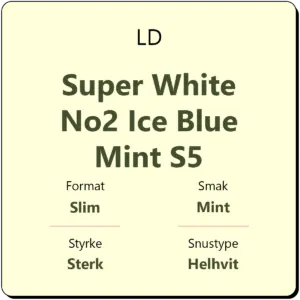 LD Super White No2 Ice Blue Mint S5