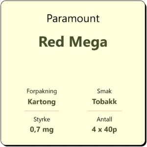 Paramount Red Mega