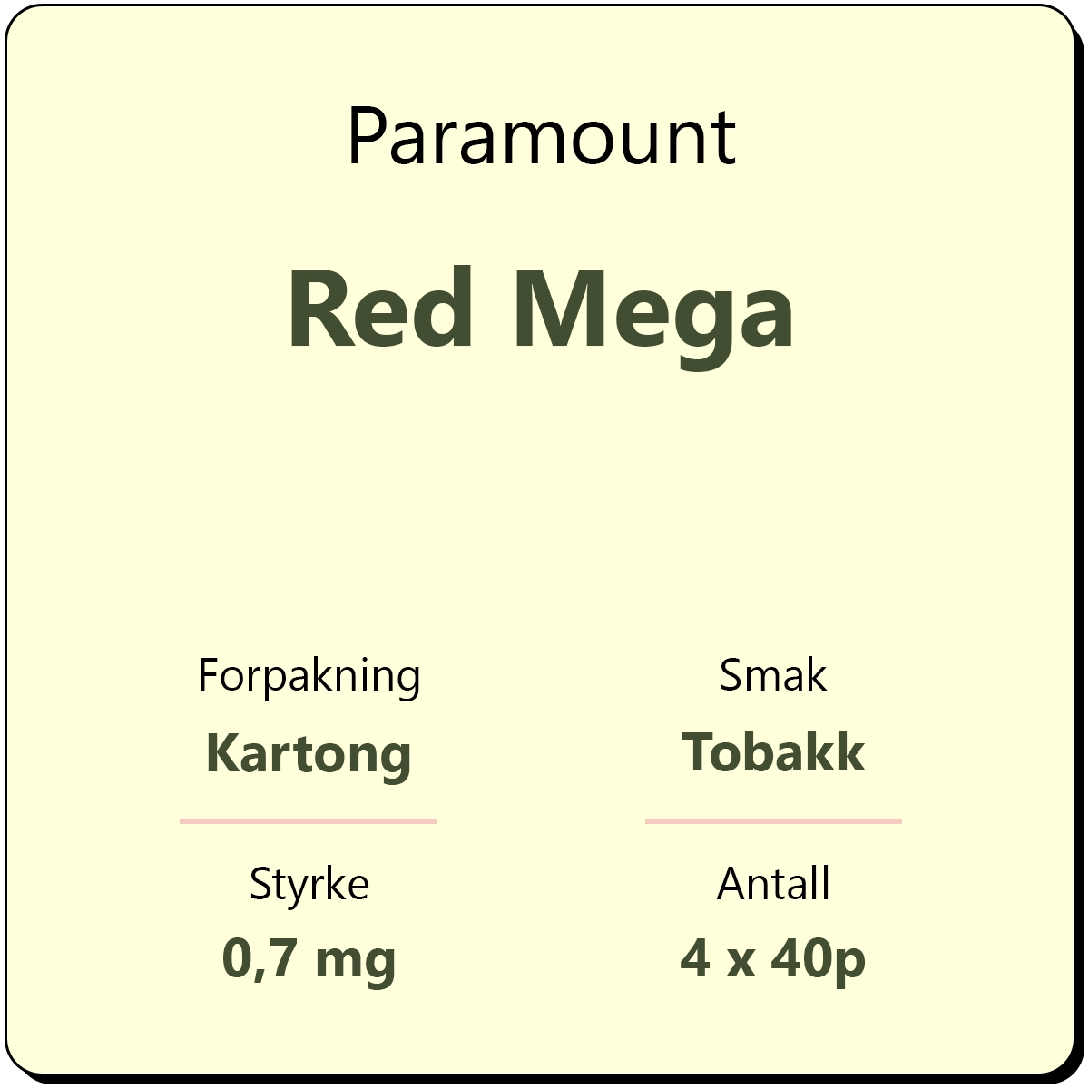 Paramount Red Mega