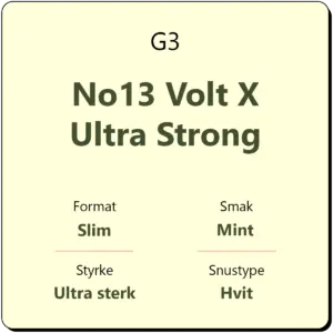 G3 No13 Volt X Ultra Strong