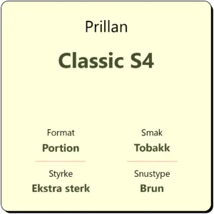 Prillan Classic S4