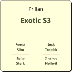 Prillan Exotic S3