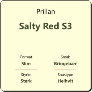 Prillan Salty Red S3