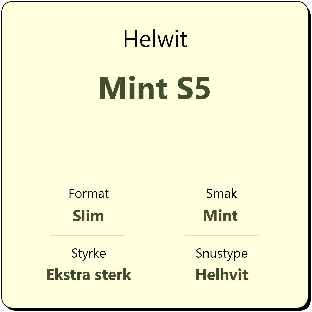 Helwit Mint S5