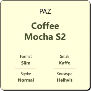 PAZ Coffee Mocha S2