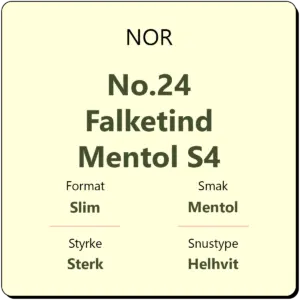 NOR No.24 Falketind Mentol S4