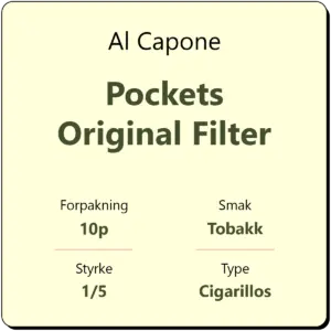 Al Capone Pockets Original Filter