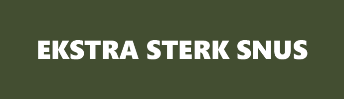 Ekstra sterk snus