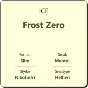ICE Frost Zero