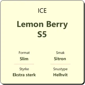 ICE Lemon Berry S5