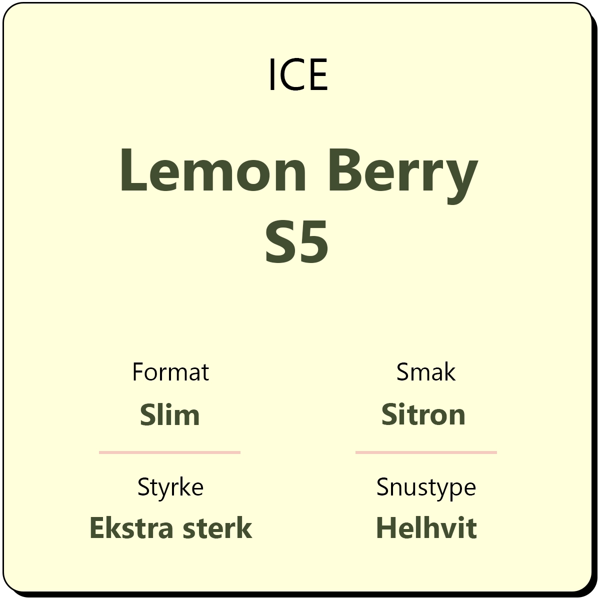 ICE Lemon Berry S5