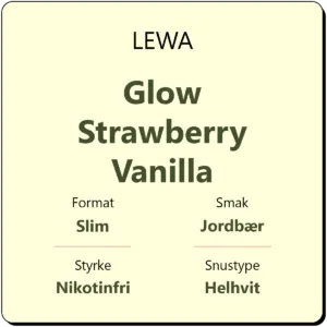 LEWA Glow Strawberry Vanilla
