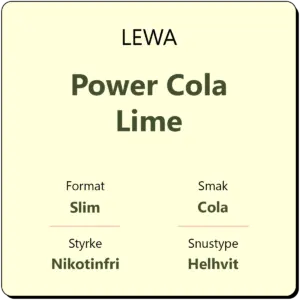 LEWA Power Cola Lime