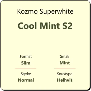 Kozmo Superwhite Cool Mint S2