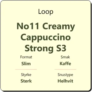 Loop No11 Creamy Capppuccino Strong S3