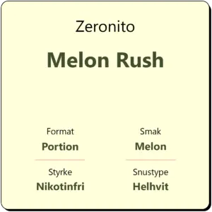 Zeronito Melon Rush