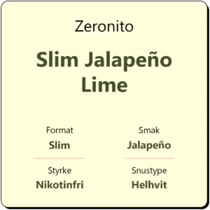 Zeronito Slim Jalapeño Lime