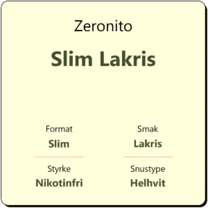 Zeronito Slim Lakris