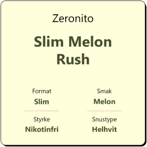 Zeronito Slim Melon Rush