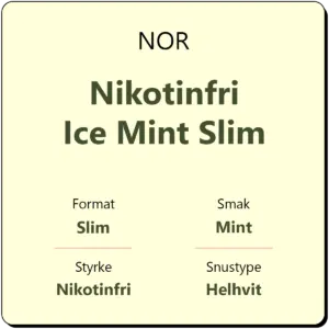 NOR Nikotinfri Ice Mint Slim
