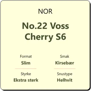 NOR No.22 Voss Cherry S6