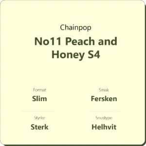 Chainpop No11 Peach and Honey S4