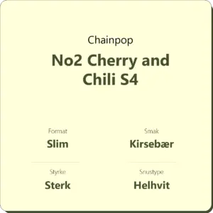 Chainpop No2 Cherry and Chili S4