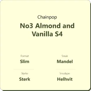 Chainpop No3 Almond and Vanilla S4