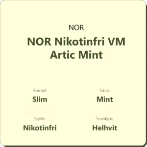 NOR nikotinfri VM Artic Mint