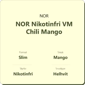 NOR nikotinfri VM Chili Mango
