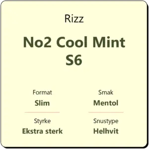 Rizz No2 Cool Mint S6