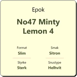 Epok No47 Minty Lemon 4