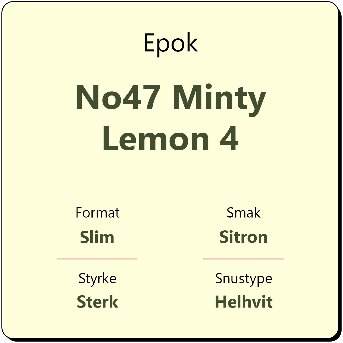 Epok No47 Minty Lemon 4